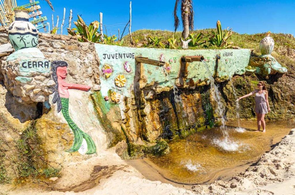 Praia Tabuba Do Morro Branco Suite 04 Pessoas Beberibe Kültér fotó